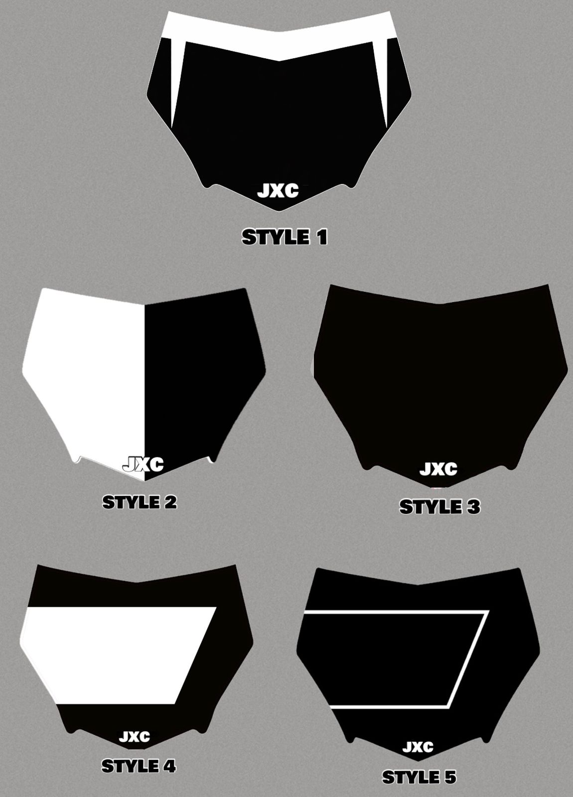 customizable MOTOCUTZ plate decal